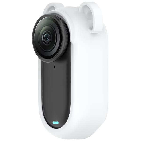 Silikonskyddsfodral för Insta360 GO 3S och GO 3 White White