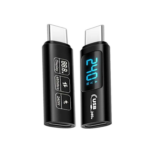 240W USB 2.0 Digital Display Adapter Black Black