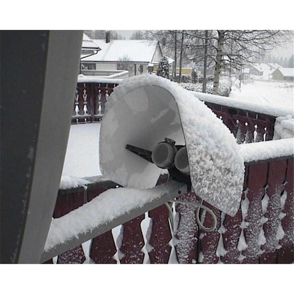 LNB väderskydd för satellitsystem