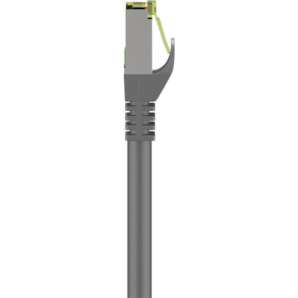 GHMT-certificeret CAT 8.1 patchkabel, S/FTP (PiMF), grå