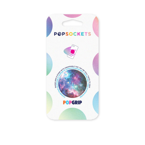 POPSOCKETS Blue Nebula Avtagbart Grip med Ställfunktion