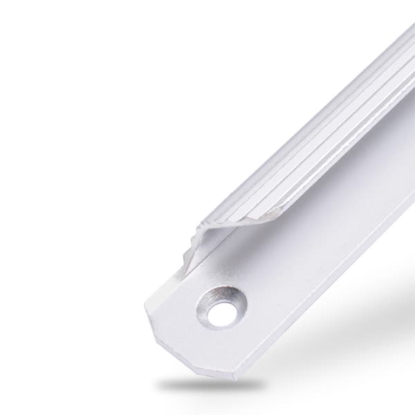 4-pack skåphandtag - Ytmontering Silver Silver