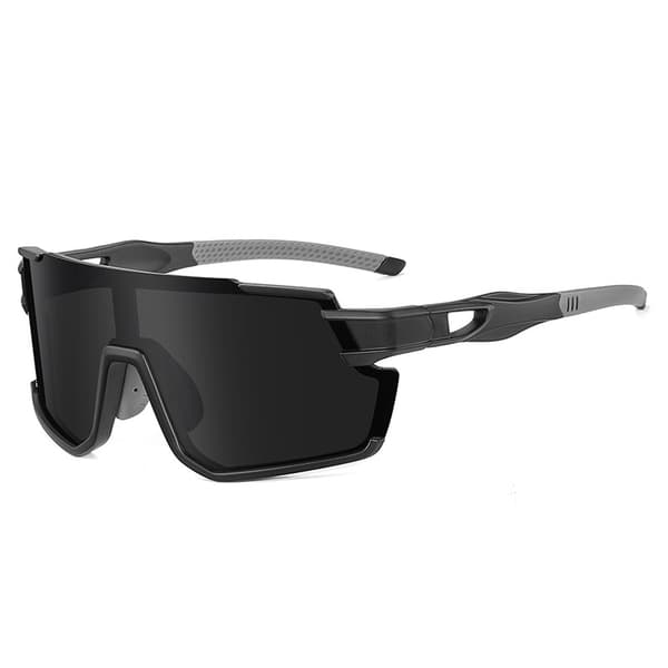 Sportiga solglasögon sandvit båge Black+Grey Black+Grey