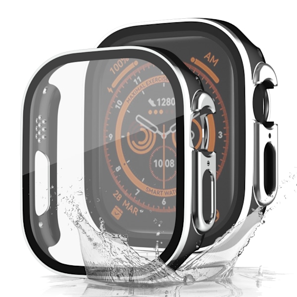 Apple Watch Vandtæt integreret etui til Apple Watch 7/8/9/SE2, 41 mm Sort