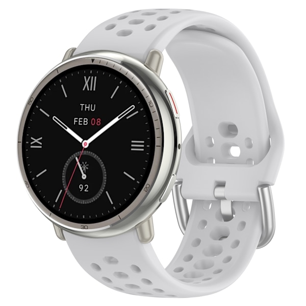 Amazfit Active 2 Band - Andningsbart silikon sportbyte Grey Grey