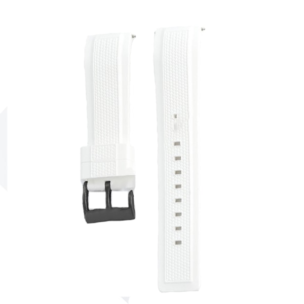 Klockarmband i Silikon för Huawei GT5/GT4/Watch4 Vit+svart 22 mm