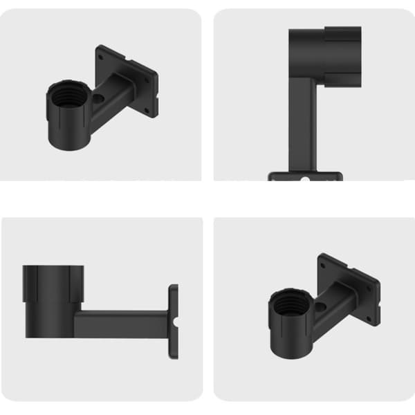 RTK väggfäste RIS-MAE-01 för antennmontering och basstationsplacering, kompatibelt med Mammotion robotgräsklippare Luba, Luba 2 och Yuka, svart nylon,