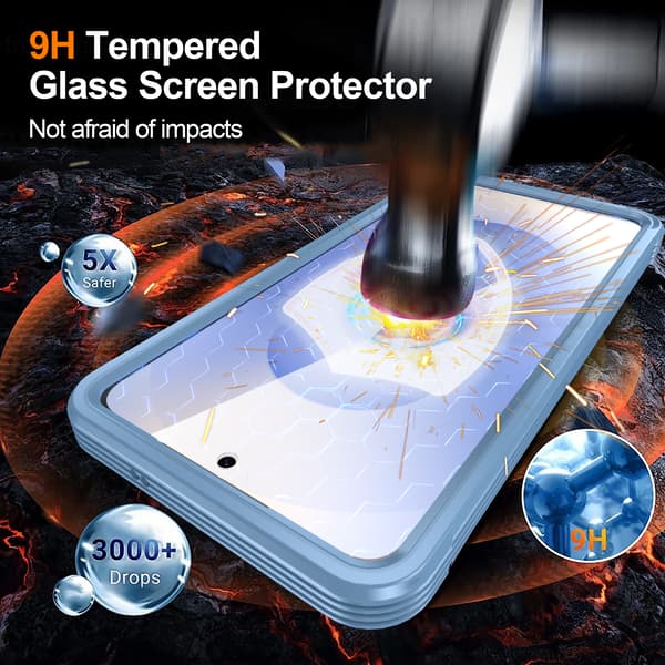 Stødsikkert cover til Samsung Galaxy S25 Edge Blue Blue