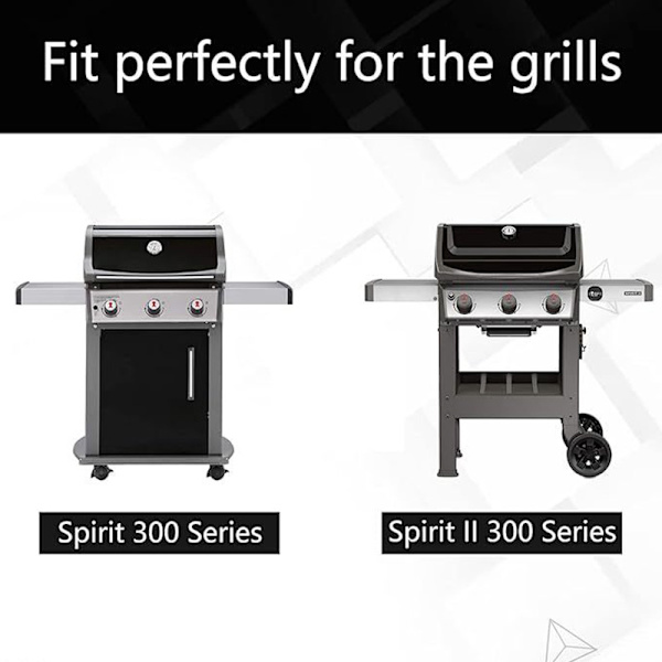 INF Weber Spirit 300 -sarjan vaihtolämmityslevyt - hopea