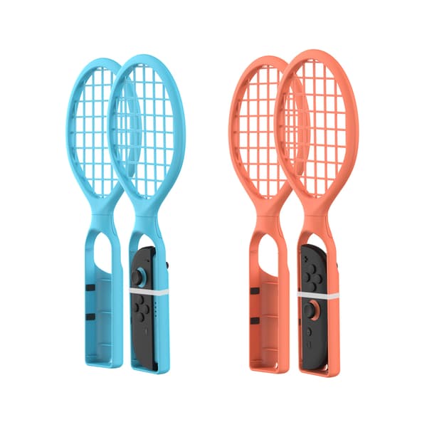 Forbedr dit spil: SWITCH 2 tennis ketsjer sæt - blå & orange