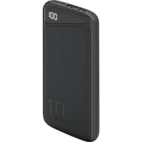 Powerbank Slimline 10.000 mAh Svart
