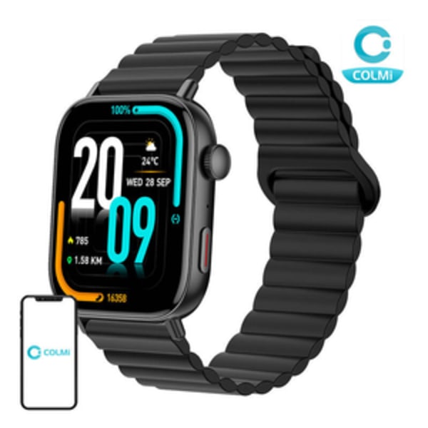 Colmi C8 Max smartwatch med magnetrem (sort)