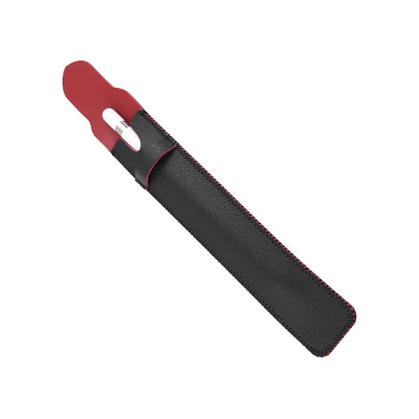 Suojakotelo Apple Pencil -kynälle ja sen suojukselle Musta + punainen