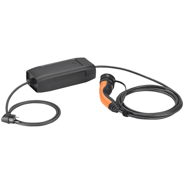 Mobil laddningsstation Basic, Typ 2, jordad stickpropp, upp till 1,8 kW, 6 m