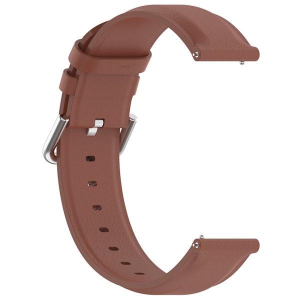 22 mm læder sportsbånd kompatible med CMF BY NOTHING Watch Pro Brun