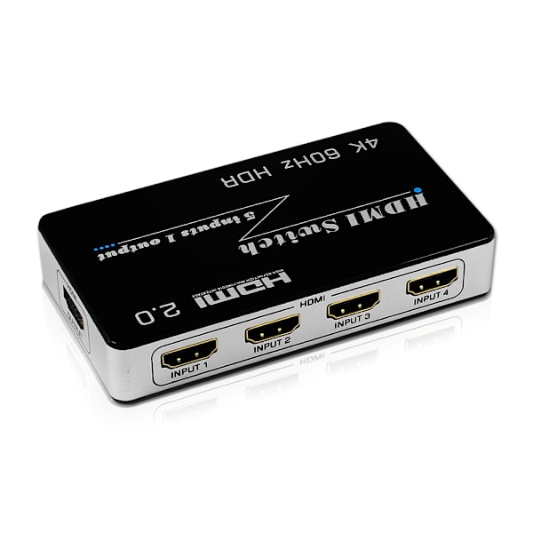 HDMI Switch 5 in 1 Out 4K @ 60Hz Sort