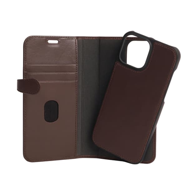 2in1 Wallet Leather 3 card iPhone 13  Pro Max Brown