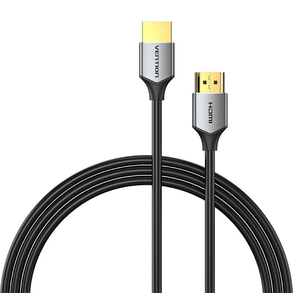 Ultraohut HDMI-kaapelin tuuletus ALEHH 2m 4K 60Hz (harmaa)