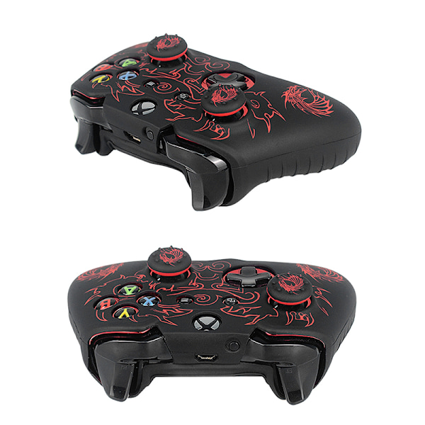 Red Dragon Silikone beskyttende etui til Xbox One Controller