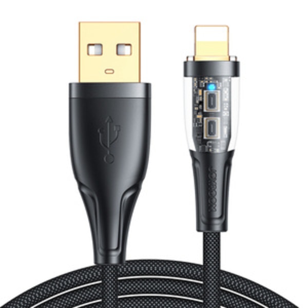 Kabel till USB-A / Lightning / 2,4A / 1,2m Joyroom S-UL012A3 (svart)