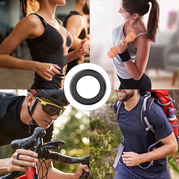 Silikone Ring Cover Ridsebeskyttelse Black S Black S