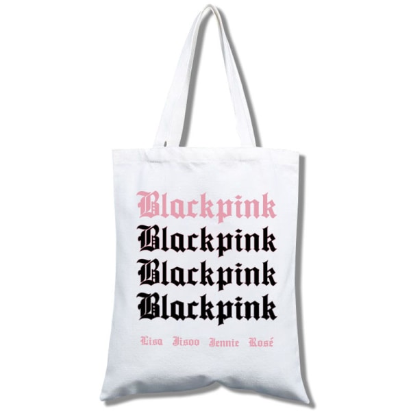 Multi-Purpose Shopping Bags Tote Bags  Black pink
