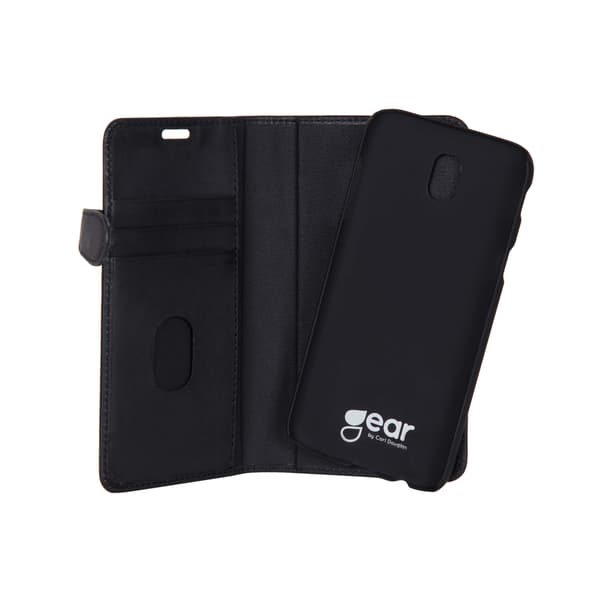 Mobilfodral 3 Kortfack Svart - Samsung J5 2017