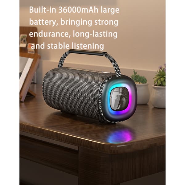 Bärbar Vattentät Bluetooth-högtalare med Förbättrad Bas