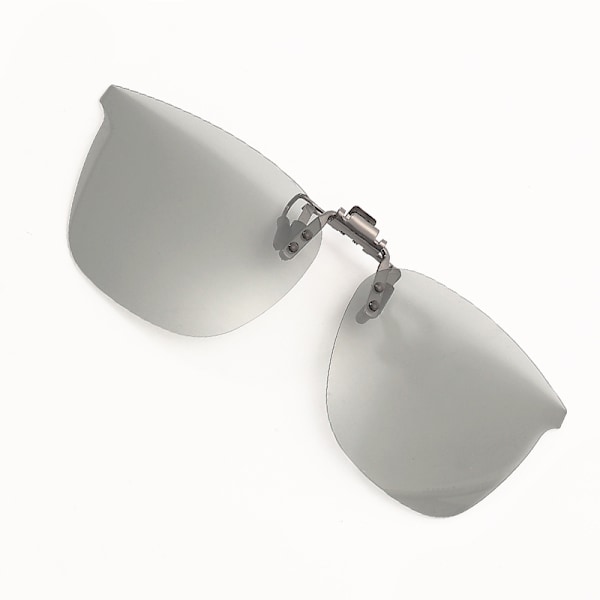 Polariserade Clip-on Solglasögon Grey Grey