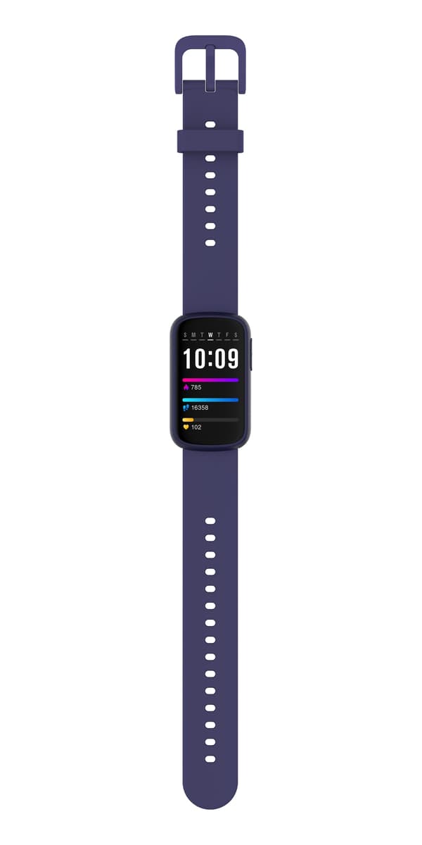 Smartwatch med pulsmåler, søvnmåler, skridttæller DarkBlue DarkBlue