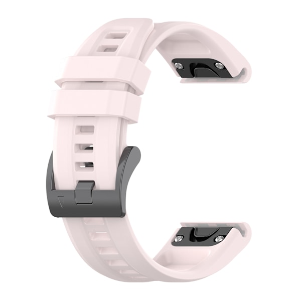 Silikoninen kellon ranneke Garmin Quatix 7 Prolle 22mm Vaaleanpunainen