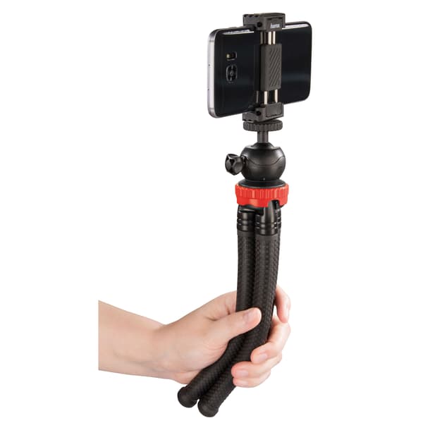 Pöytäjalusta Kamera, Smartphone & GoPro FlexPro 27 cm Punainen