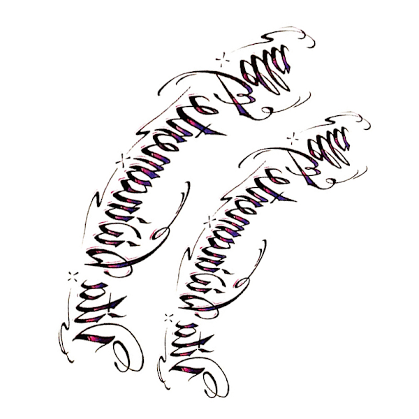 Tillfällig Tatueringsärm - 5-pack model 1