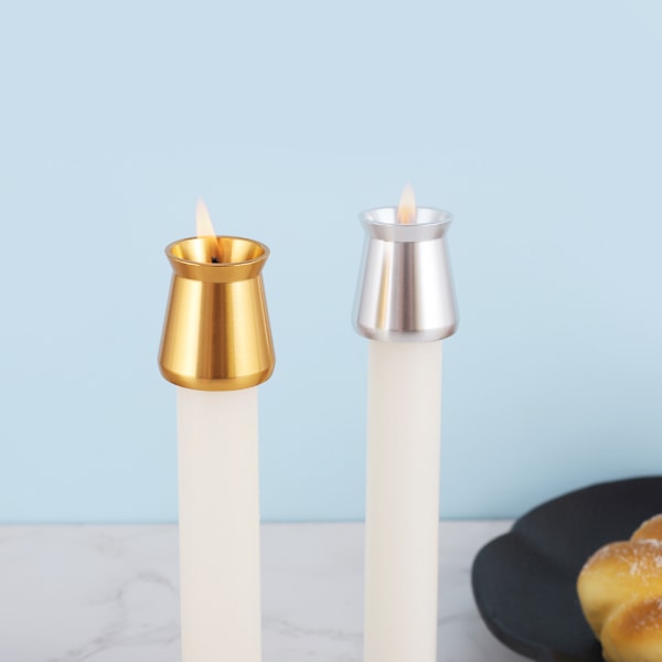Ljusskydd, elegant ljustillbehör 6-pack Guld