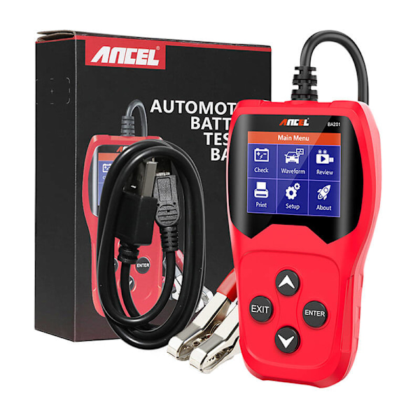 Batteritestare Ancel BA201 8-16V DC