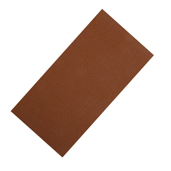 Självhäftande PU-Läderlapp för DIY-Reparation Brun