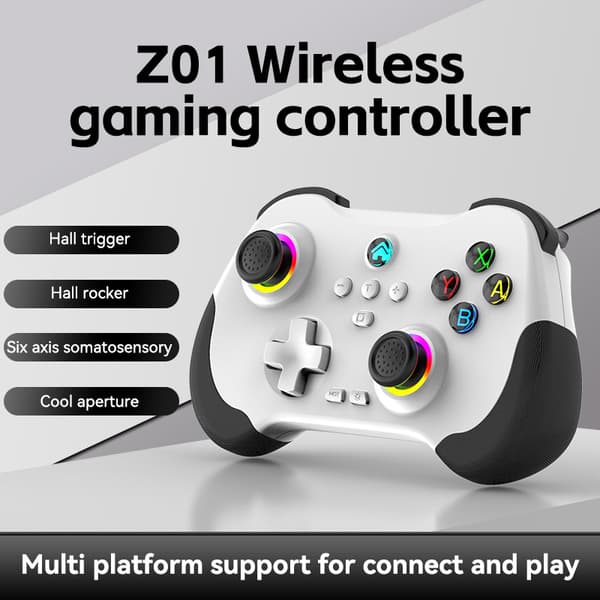 Z01 Mobil Spilcontroller til Flere Platforme White White