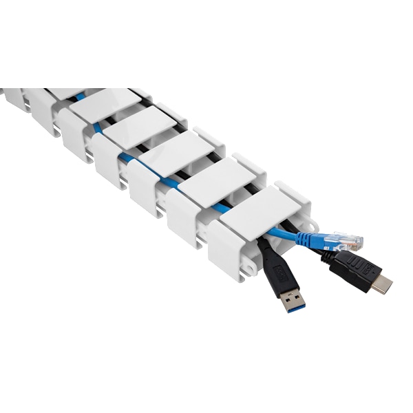 Office, Spine Cable Organizer & Hider, white