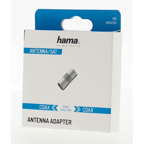 Adapter Antenna Coax 2x Stikkontakt