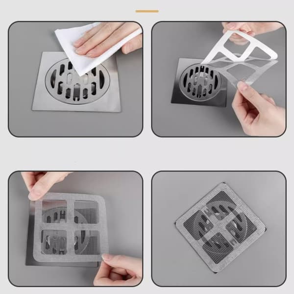 Bruseafløbsdæksel, 10 x 10 cm 10-Piece