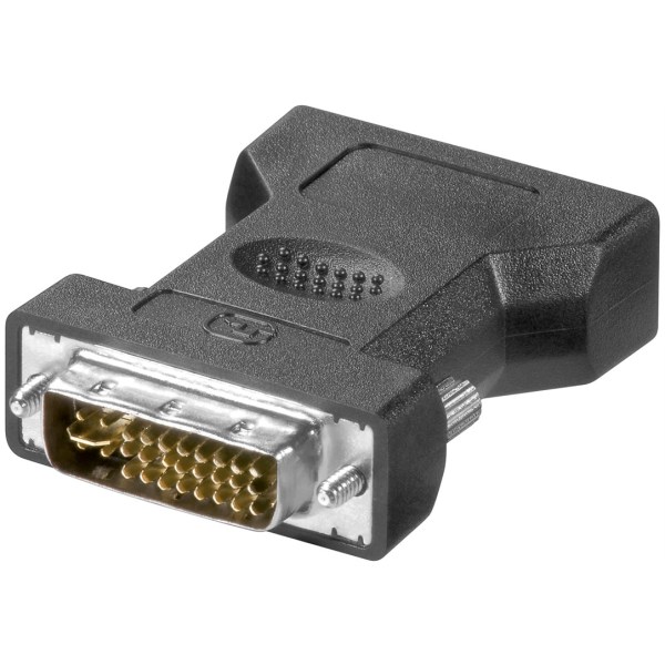 Goobay Analog DVI-I/VGA-adapter, Guldpläterad