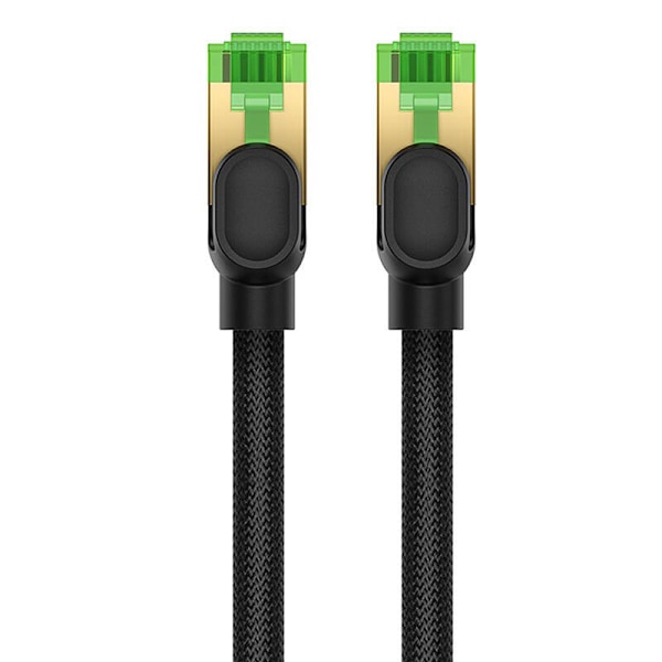 Flettet netværkskabel kat.8 Baseus Ethernet RJ45, 40Gbps, 8m (sort)