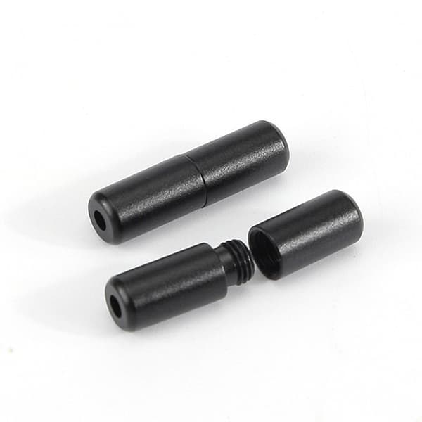 Bindefri elastiske snørebånd Black Black