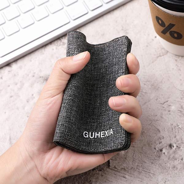 RFID-blokerende, slank og minimalistisk pung Grey Grey