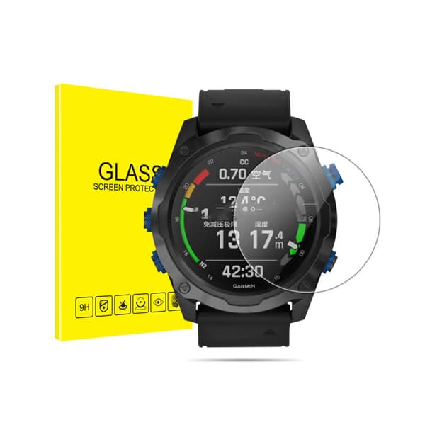 Karkaistu lasi näytönsuoja (2 kpl) Garmin Descent MK2i