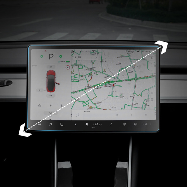 Skærmbeskytter til Tesla Model 3 (2023) 15,4 tommer skærm