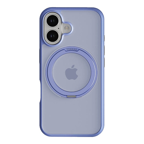 Torras Ostand Pro Fodral för iPhone 16 (blå)