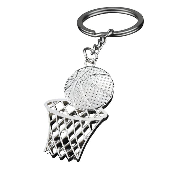Basketnyckelring NBA-fanpresent Silver Silver