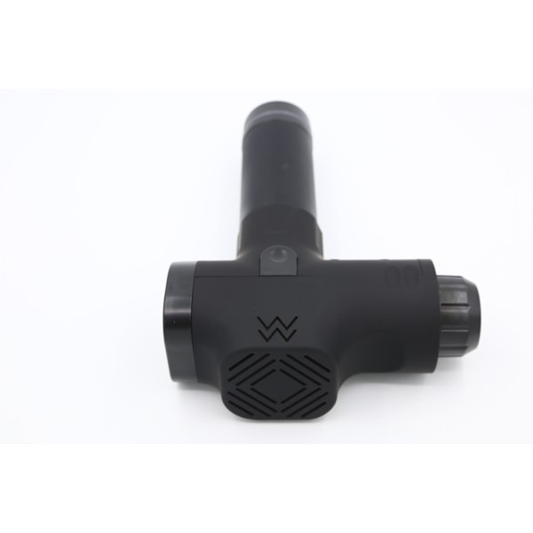 INF Massagepistol til professionel massage 6 gear Sort