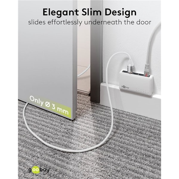 Ethernet-kabel USB-C™ 3.1 til RJ45, Slim, 2 m
